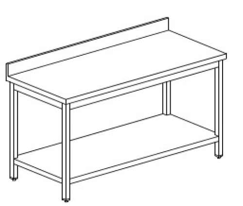 Masa de lucru inox model-STLA 70-70